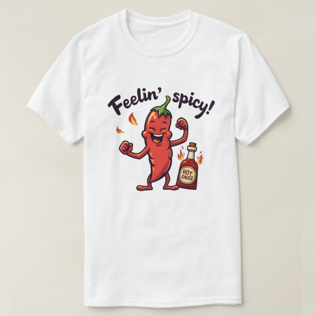 Feelin’ Spicy Pepper T Shirt (Design framsida)