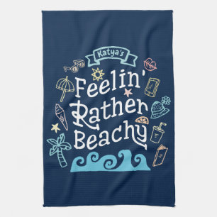 Feelin' tillfogar snarlika Beachy din kända Sassy Kökshandduk
