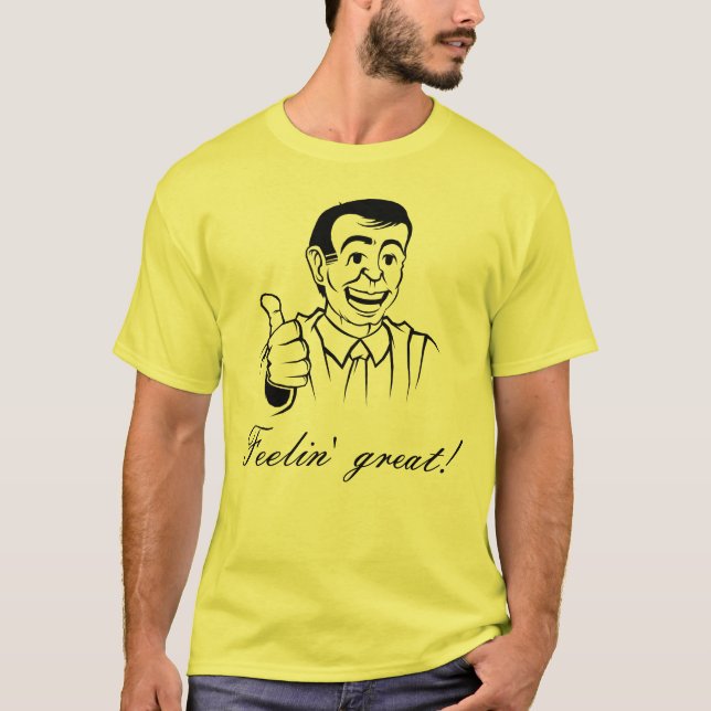 Feelin underbar skjorta t-shirt (Framsida)