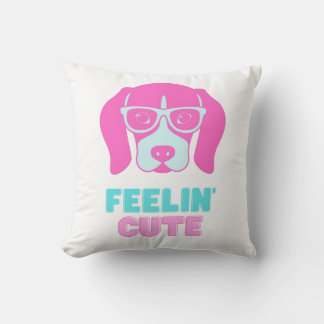 Feelin'Cute Beagle Pillow Kudde