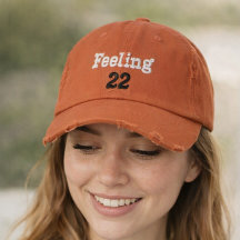 Feeling (22)personalized  Embroidered Baseball Cap