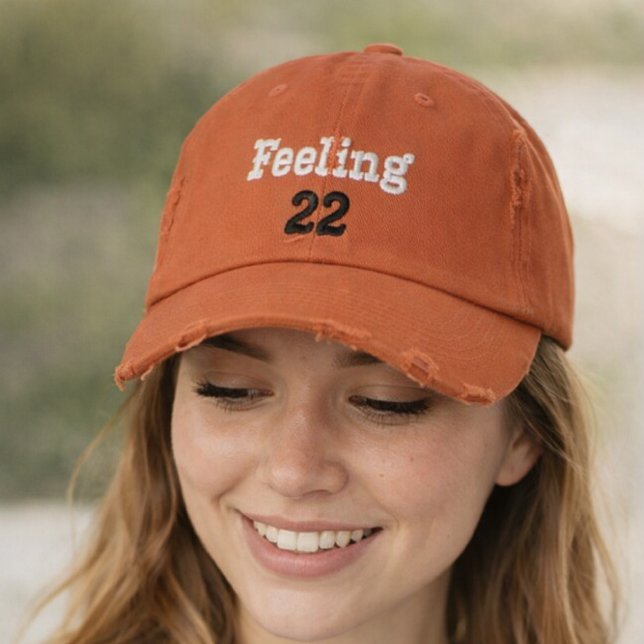 Feeling (22)personalized  Embroidered Baseball Cap Broderad Keps (Skapare uppladdad)