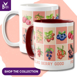 FEELING BERRY BRA Custom Name Strawberry Mugg