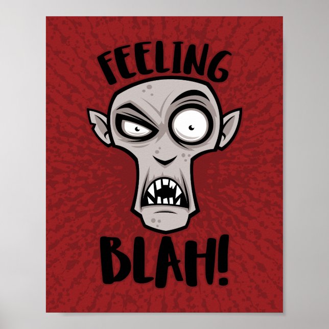 Feeling Blah Nosferatu Vampire Poster (Framsidan)