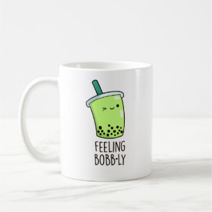 Feeling Bobb-ly Funny Boba Tea Pun Kaffemugg