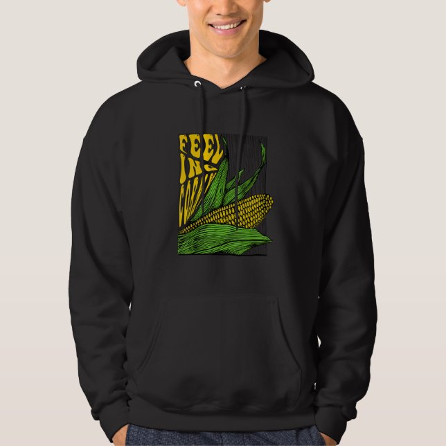 Feeling Corny Maj Pun Hoodie (Framsida)