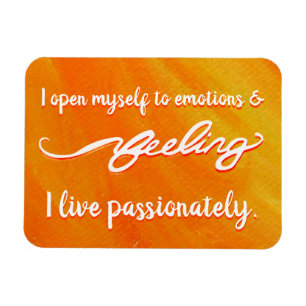 "Feeling" Orange Sacral Chakra Ord Magnets Magnet