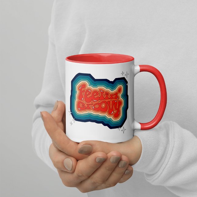Feelin'Groovy - 70-talsformat Mugg (Skapare uppladdad)