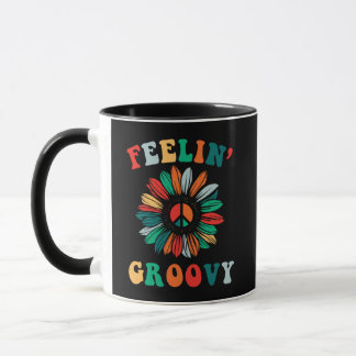 Feelin'Groovy Classic Trippy Hippie Mugg