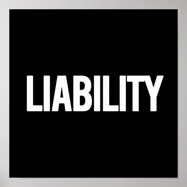 Feelings Are a Liability Bold Poster Financial (Framsidan)