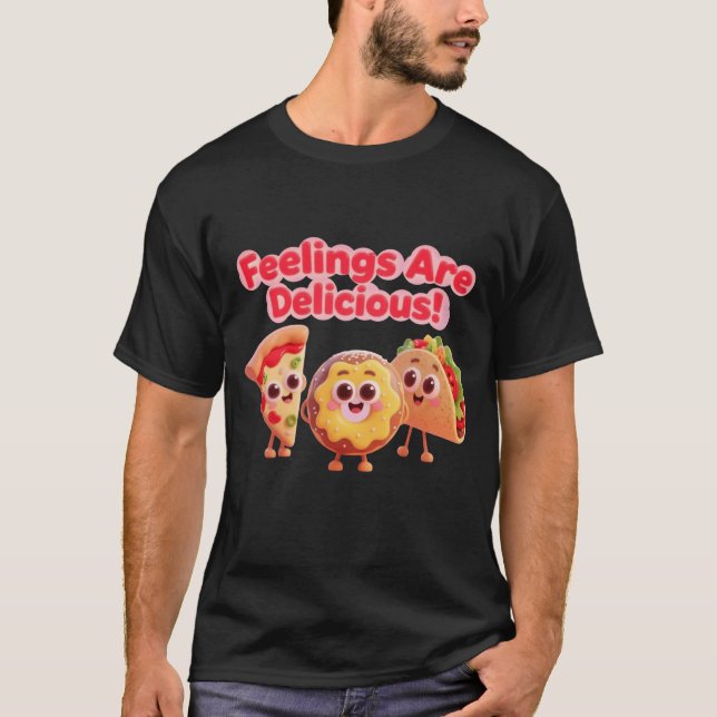 Feelings Are Delicious - Men’s T-Shirt (Framsida)
