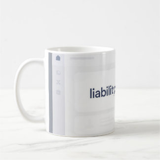 Feelings Liability Dashboard Funny AI Tech Mug Kaffemugg