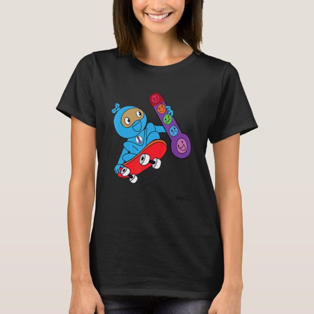 Feelings Ninja T Shirt (Framsida)