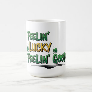 Feelin'Lucky Feelin's Bra St. Patrick's Day Kaffemugg