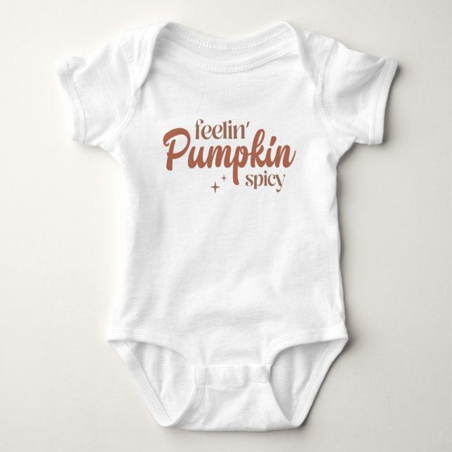 Feelin'Pumpkin Spicy T Shirt (Framsida)