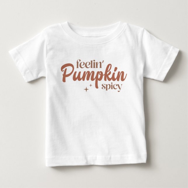 Feelin'Pumpkin Spicy T Shirt (Framsida)