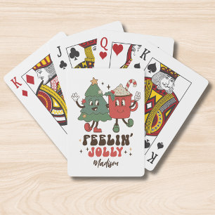 Feelin's Jolly Juldag Helgdagarna Funny Retro Namn Casinokort
