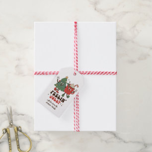 Feelin's Jolly Juldag Helgdagarna Funny Retro Namn Presentetikett