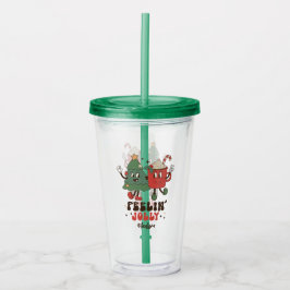 Feelin's Jolly Juldag Helgdagarna Funny Retro Namn Take Away Mugg