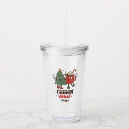 Feelin's Jolly Juldag Helgdagarna Funny Retro Namn Take Away Mugg