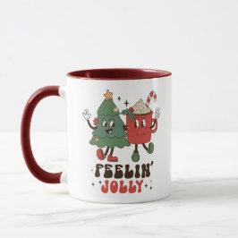 Feelin's Jolly Juli Helgdagar Funny Retro Mugg