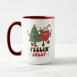 Feelin's Jolly Juli Helgdagar Funny Retro Mugg
