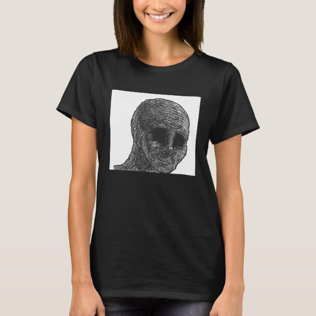 Feels Guy Wojak Meme Doomer  1 T Shirt (Framsida)