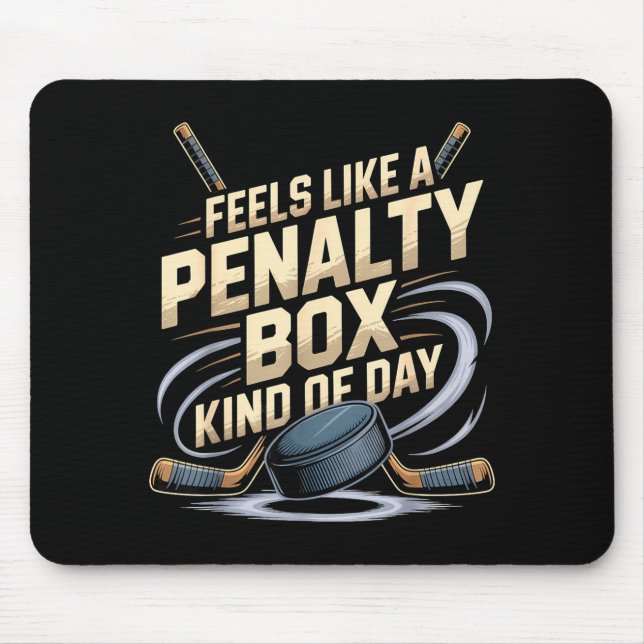 Feels Like A Penalty Box Kind Of Day Funny Hockey  Musmatta (Framsidan)