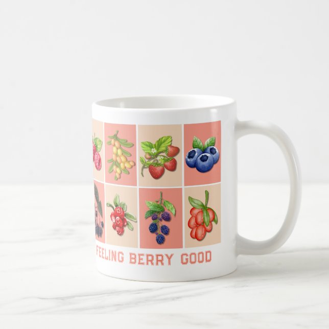 FEELY BERRY BRA Anpassade jordgubbe Kaffemugg (Höger)