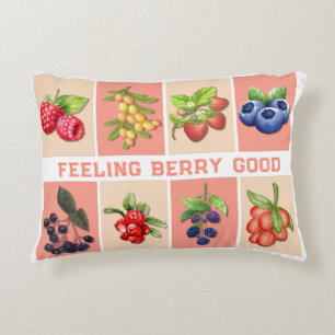FEELY BERRY BRA Anpassade jordgubbe Prydnadskudde