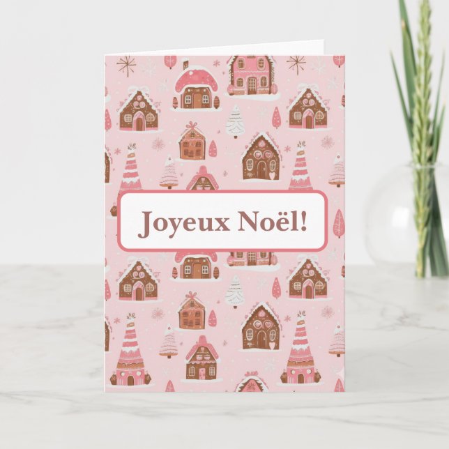 Féerie Gourmande Noël avec texte personnalisable Helgkort (Framsida)