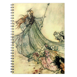 “Feernas drottning” av Arthur Rackham Anteckningsbok
