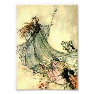 “Feernas drottning” av Arthur Rackham Fototryck