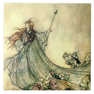 “Feernas drottning” av Arthur Rackham Kakelplatta