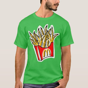 Feet Chicken Mc Fries Traditional Tattoo T Shirt