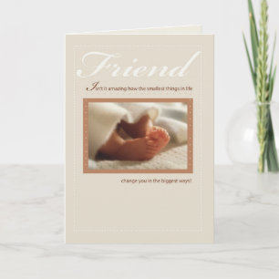 Feet för Friend Grattiss Nyfödd bebis Kort