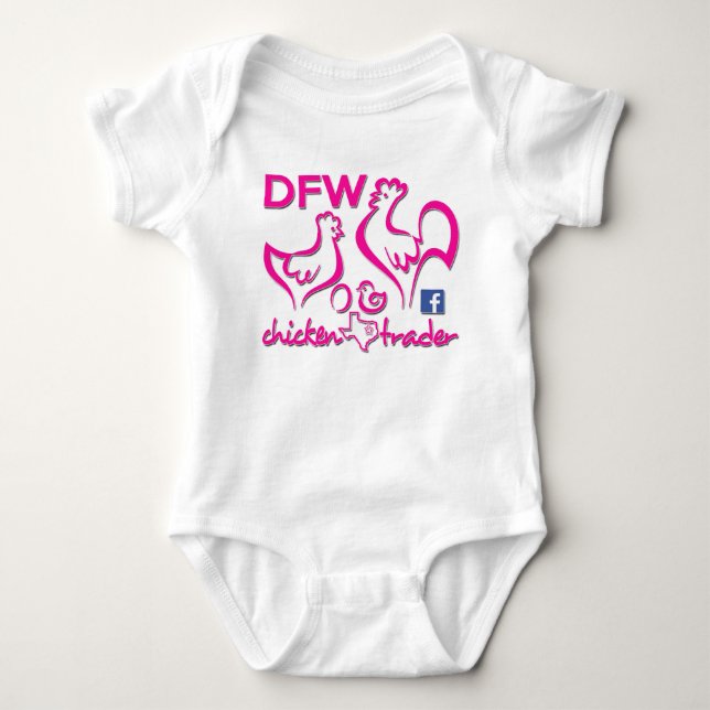 Feg affärsman för DFW/rosa diagram Tee (Framsida)