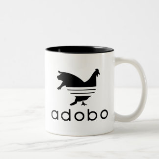 Feg gris för Adobo Två-Tonad Mugg