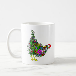 Feg kaffemugg för blomma