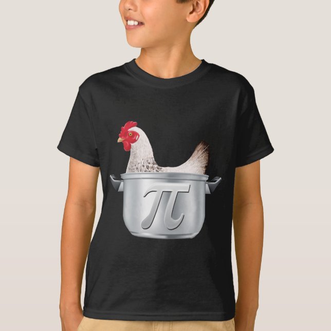 Feg kruka Pi - rolig Math Tee Shirt (Framsida)