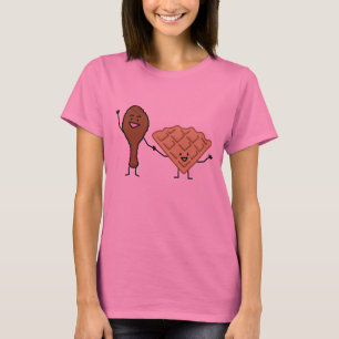 Feg och dillandeamerikan & sydlig matlagning t-shirt