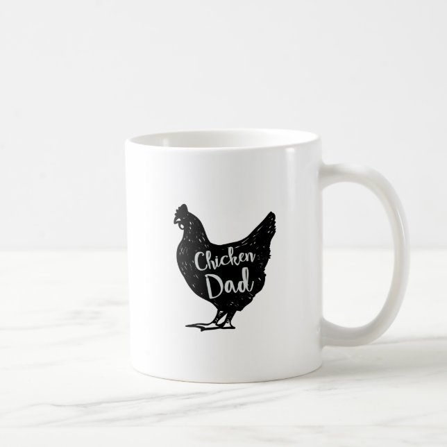 Feg pappahöna älskar fars daggåvor kaffemugg (Höger)