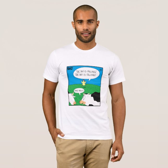 Fega lilla fejkar nyheternaT-tröja T-shirt (Hel framsida)