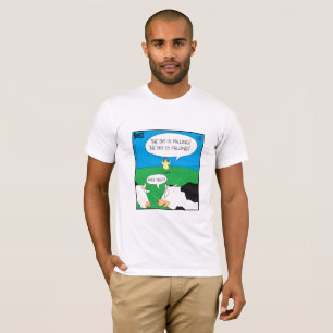 Fega lilla fejkar nyheternaT-tröja Tee