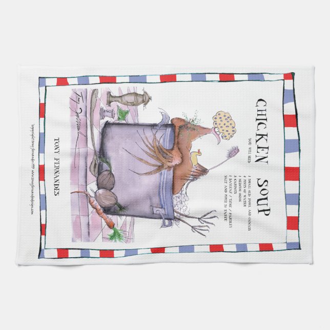 fegt sopparecept, tony fernandesteatowel kökshandduk (Horisontell)