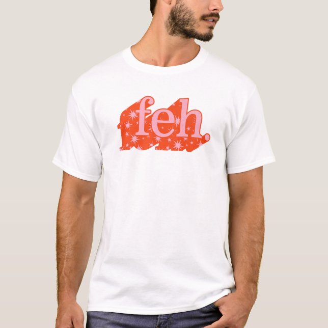 Feh Yiddisdisk Slang Ord Pesach Jewish Helgdag Sed T Shirt (Framsida)