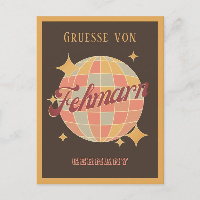 Fehmarn deutsche Ostseeinsel Postkarte Vykort (Framsida)