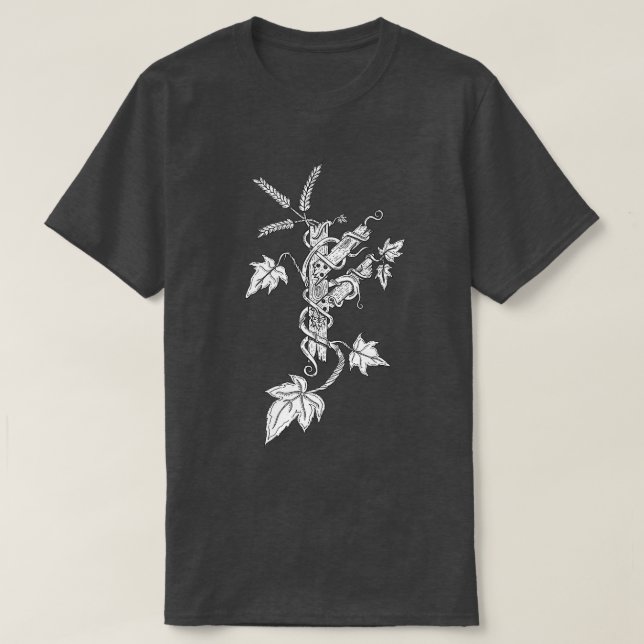 Fehu Norse Rune T Shirt (Design framsida)