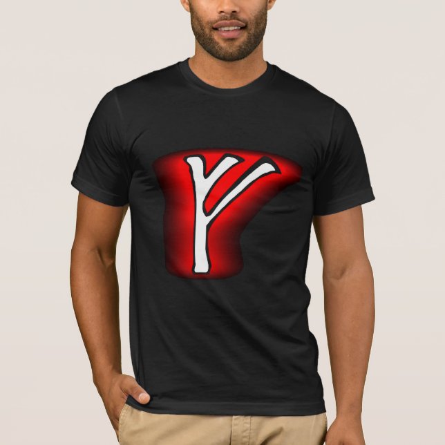 Fehu runaskjorta tee shirt (Framsida)