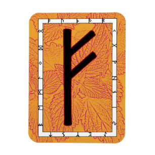 Fehu Viking Rune Magnet - börjar bli!